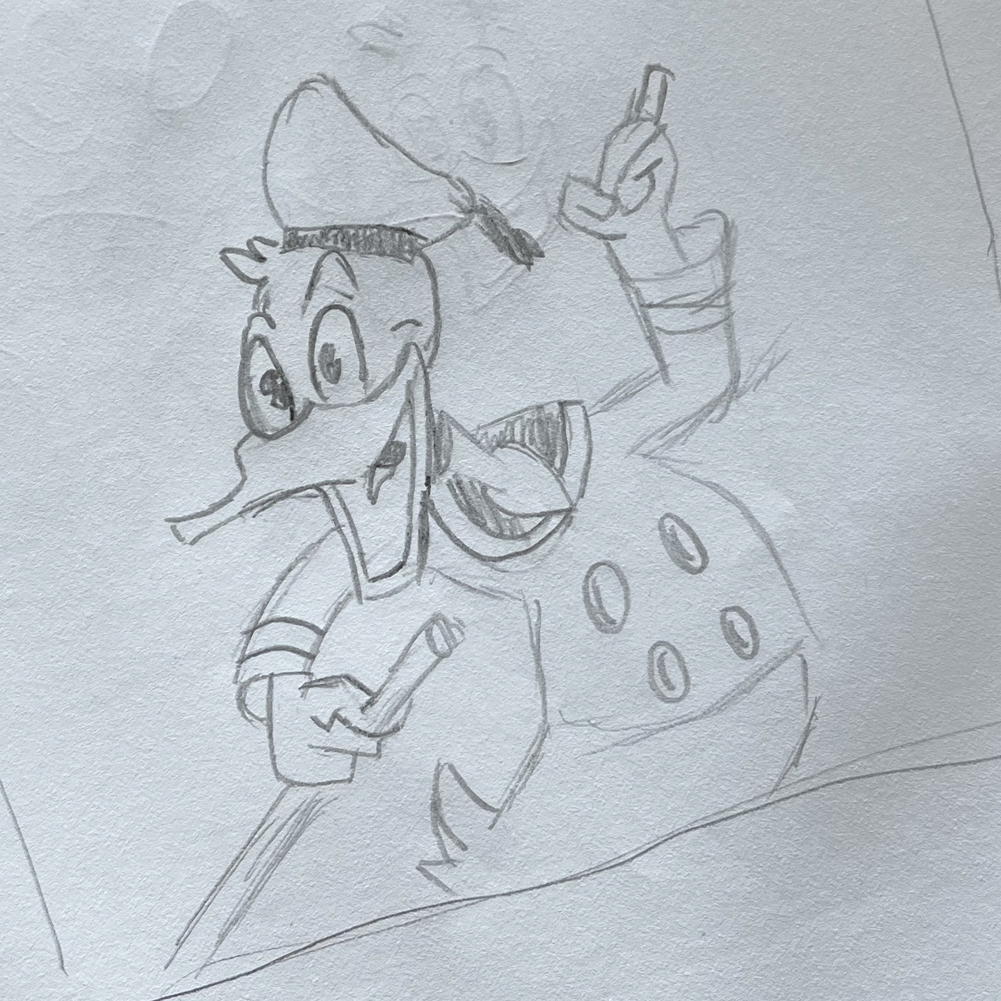 Illustration of Donald Duck