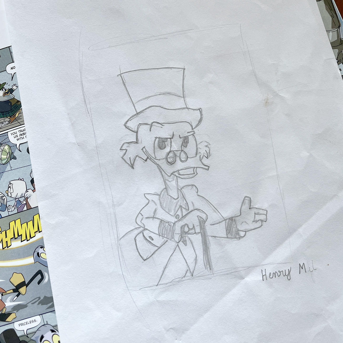 Scrooge McDuck Illustration