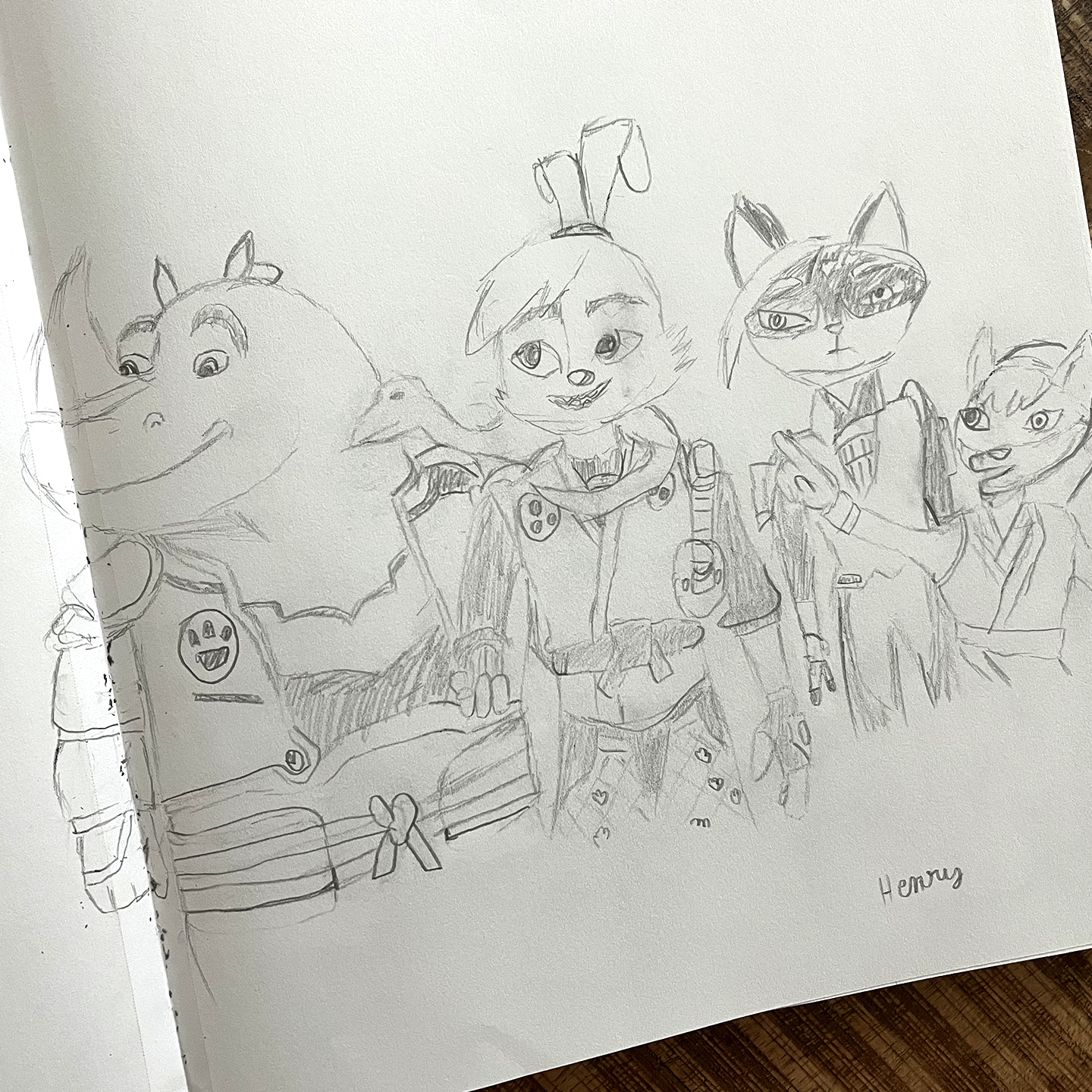 Illustration from Usagi Chronicles